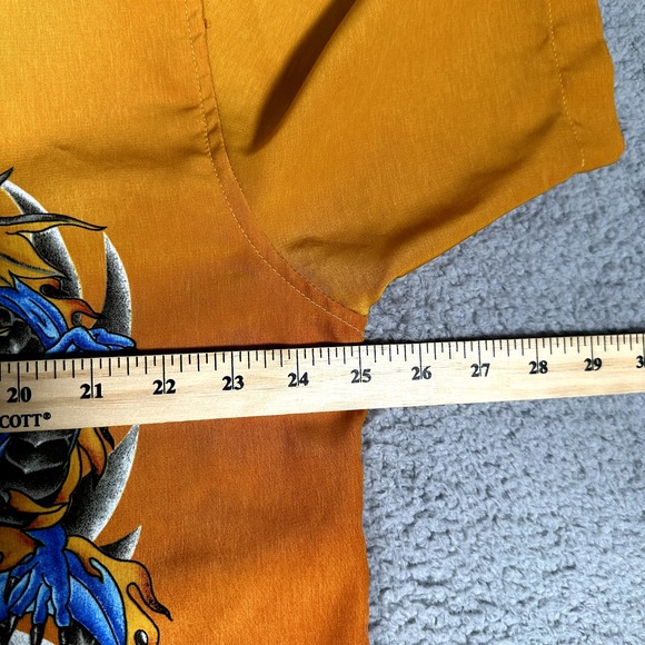 J/E/T Shirt Mens Large Ombre Dragon Tattoo 100% Polyester Y2K Streetwear Casual - Picture 7 of 9